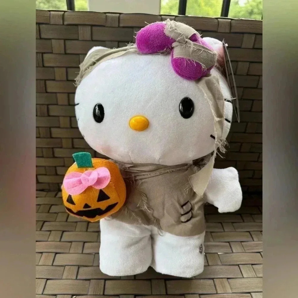 Hello Kitty NWT 2024 Halloween Side Stepper 13” Animated Musical Mummy Plush - Picture 3 of 4